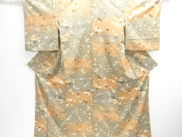 JAPANESE KIMONO / KOMON / TREASURE & BUTTERFLY 